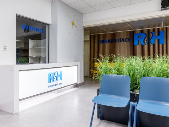 evidence pacientů a recepce