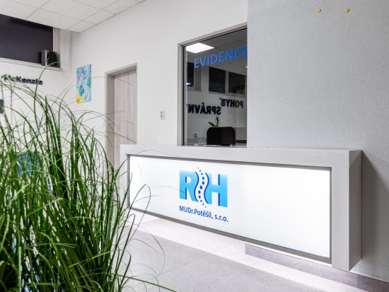 evidence pacientů a recepce